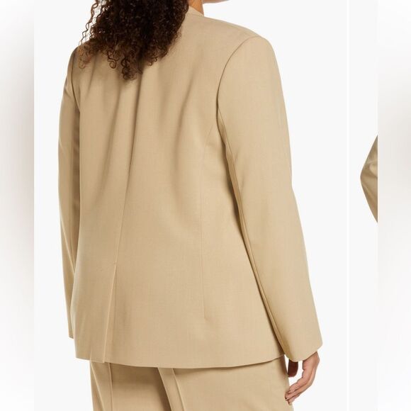 VINCE Collarless Wool Blend Blazer NWT - Picture 5 of 11